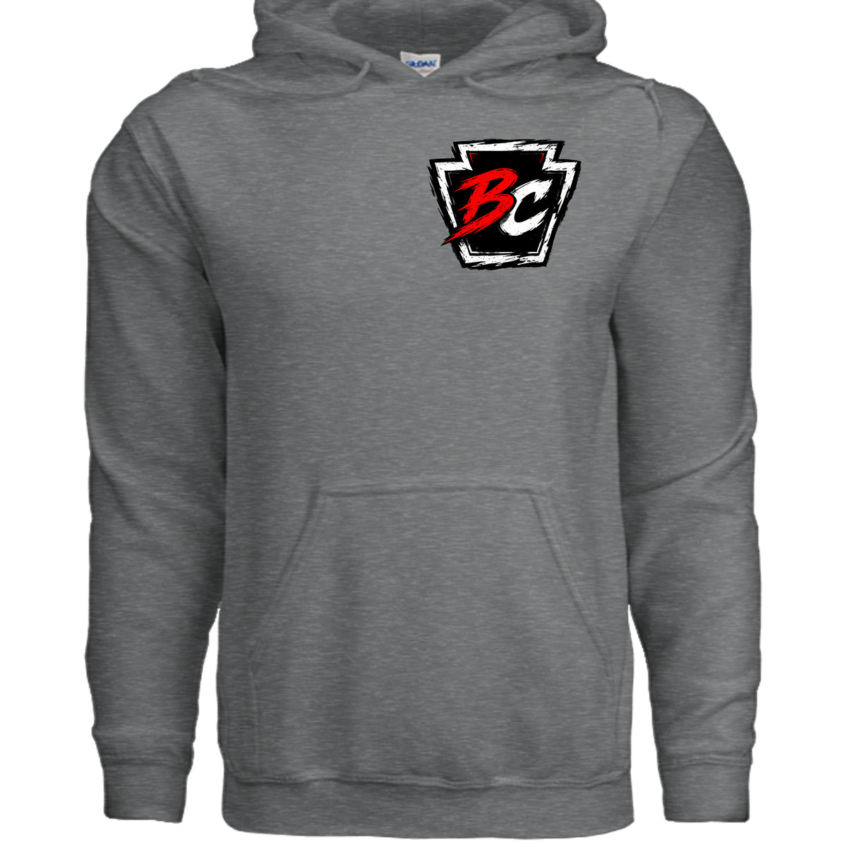Fan Charcoal Heather - G185 - FRONT