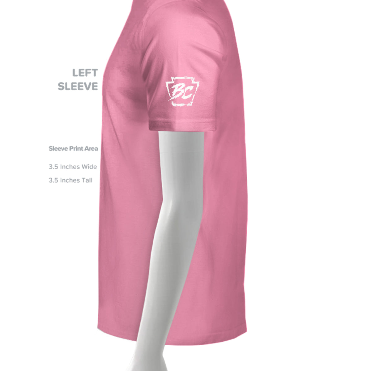 Heather Charity Pink - 3001CVC - SLEEVE_LEFT